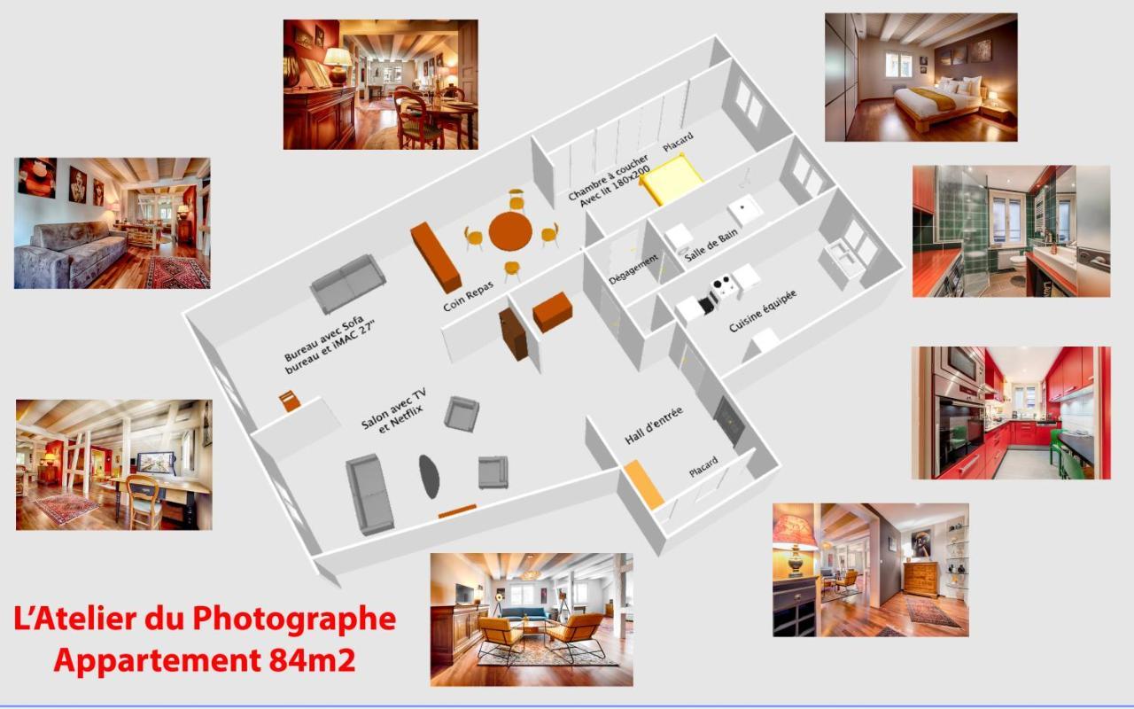 L'Atelier Du Photographe - Free Parking - Hypercentre Apartman Colmar Kültér fotó